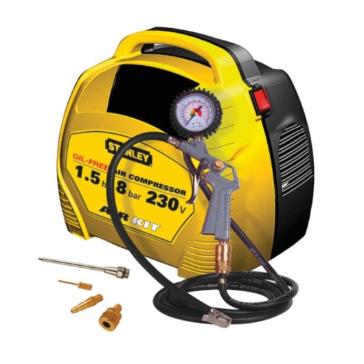Compressor Stanley OL 195 sem óleo 8 bar 1,1 kW 180 L/min