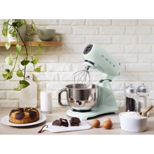 Batidora de varillas Smeg SMF03PGEU verde 800 W 4,8 L 10 velocidades
