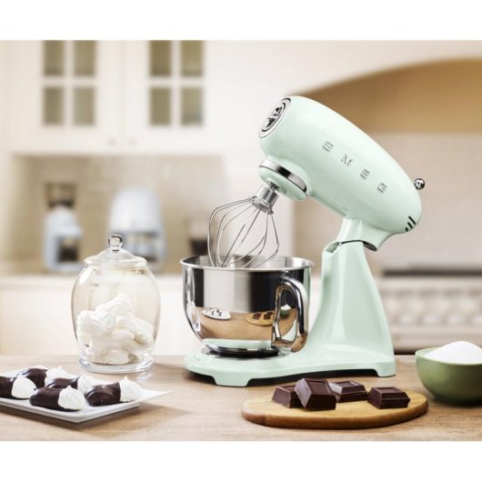 Batidora de varillas Smeg SMF03PGEU verde 800 W 4,8 L 10 velocidades