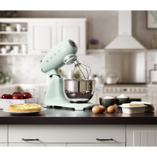Batidora de varillas Smeg SMF03PGEU verde 800 W 4,8 L 10 velocidades