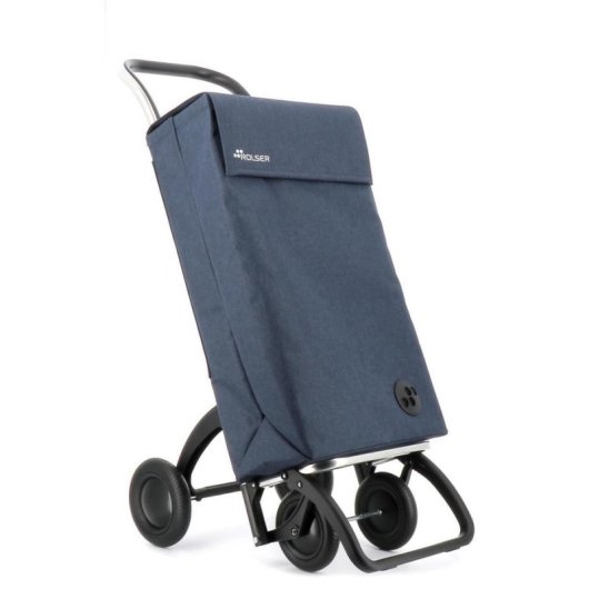 Carro de compras Rolser SBE014 aluminio 2/4 ruedas 44L azul oscuro