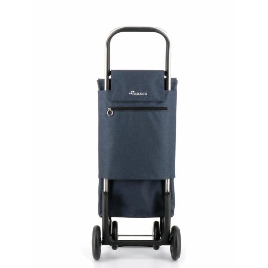 Carro de compras Rolser SBE014 aluminio 2/4 ruedas 44L azul oscuro