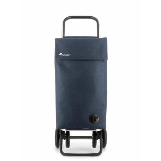 Carro de compras Rolser SBE014 aluminio 2/4 ruedas 44L azul oscuro
