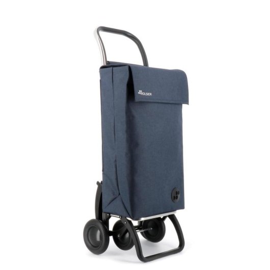 Carro de compras Rolser SBE014 aluminio 2/4 ruedas 44L azul oscuro