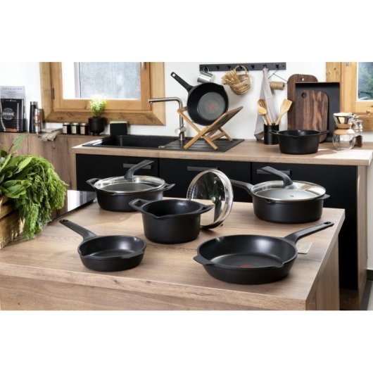 Bratentopf Tefal Robusto E24972 28 cm mit Glasdeckel