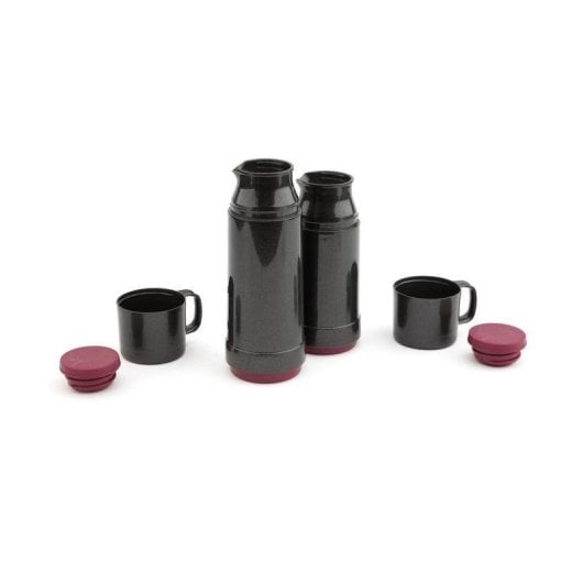 Thermoskanne JATA HTER2100 1L Schwarz Doppelwandig ohne BPA