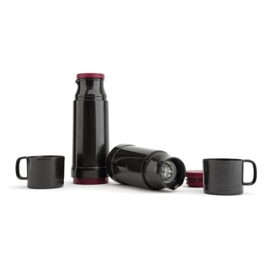 Thermoskanne JATA HTER2100 1L Schwarz Doppelwandig ohne BPA