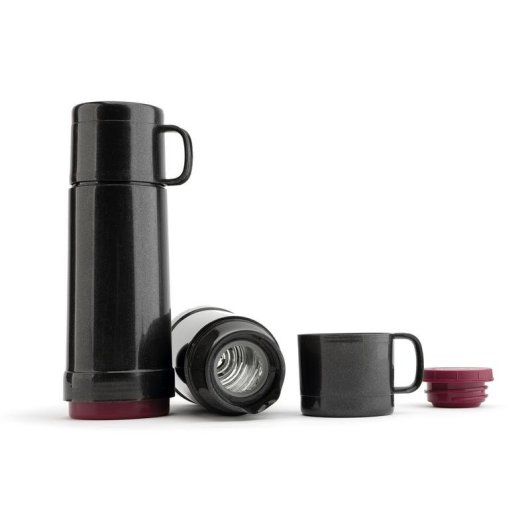 Thermoskanne JATA HTER2100 1L Schwarz Doppelwandig ohne BPA