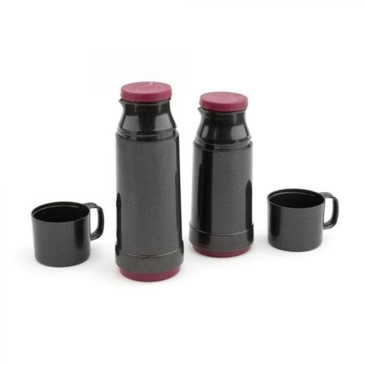 Thermoskanne JATA HTER2100 1L Schwarz Doppelwandig ohne BPA