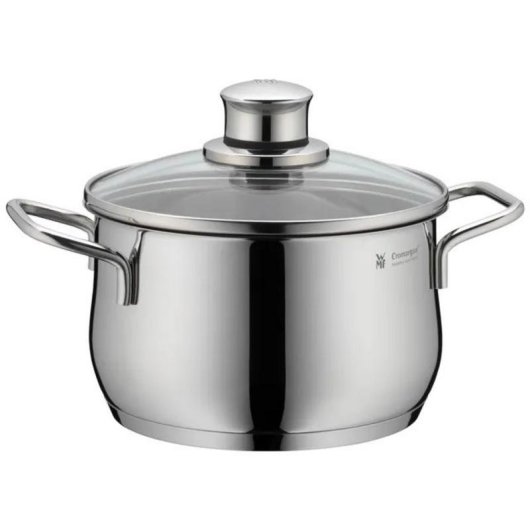 Juego de cacerolas WMF Diadem Plus 4 piezas acero inoxidable inducción