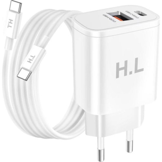 Caricatore USB Avizar 20W Power Delivery Quick Charge 2 Porte