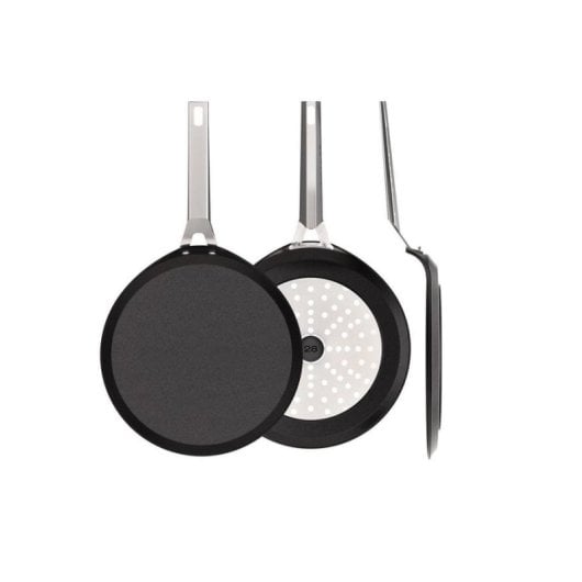 Sartén crepera Valira 4647/25 28 cm Acero inoxidable Negro