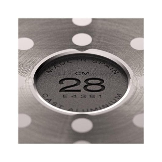 Sartén crepera Valira 4647/25 28 cm Acero inoxidable Negro
