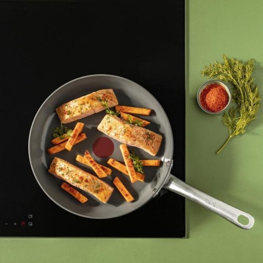 Pfanne Tefal Renew+ 24 cm Recyceltes Aluminium Keramik Grau