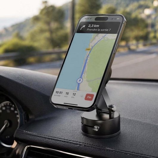 Soporte magnético de coche Avizar giratorio magnético para smartphone