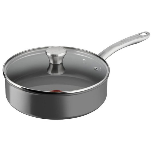 Bratpfanne Tefal Renew+ C4243253 24 cm Keramik Aluminium mit Deckel Thermo-Spot