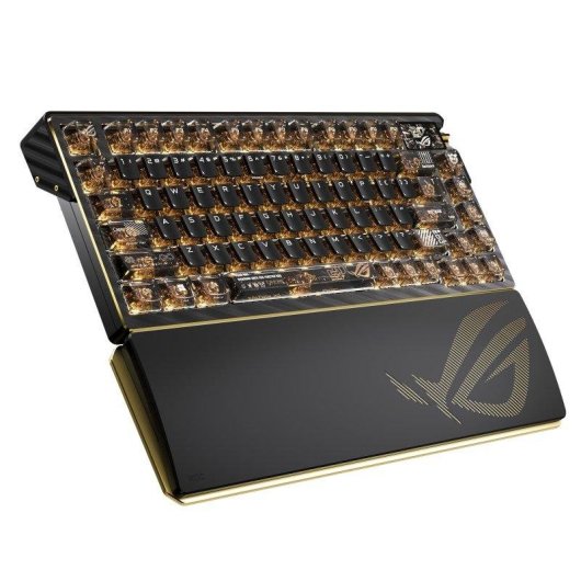 Tastiera Asus ROG Azoth Extreme Edition 20 RGB personalizzabile nera e oro