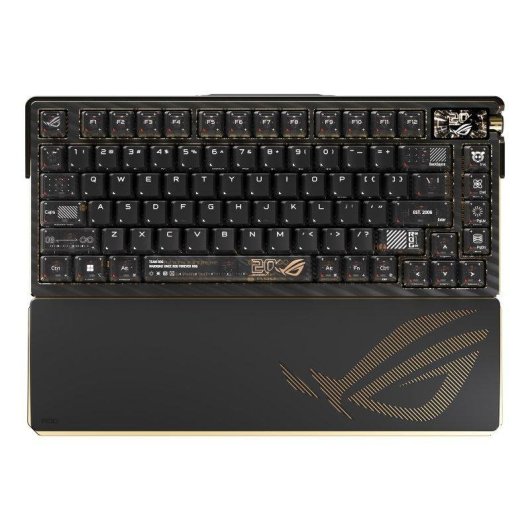 Tastiera Asus ROG Azoth Extreme Edition 20 RGB personalizzabile nera e oro