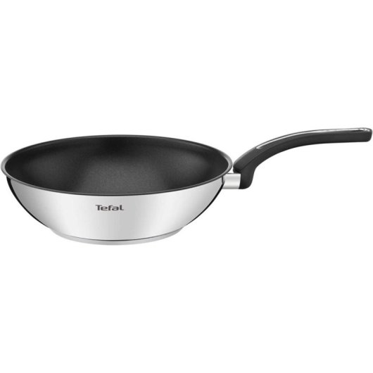Sartén Wok Tefal Emotion 28cm Acier Inoxydable Titane 3,6 L