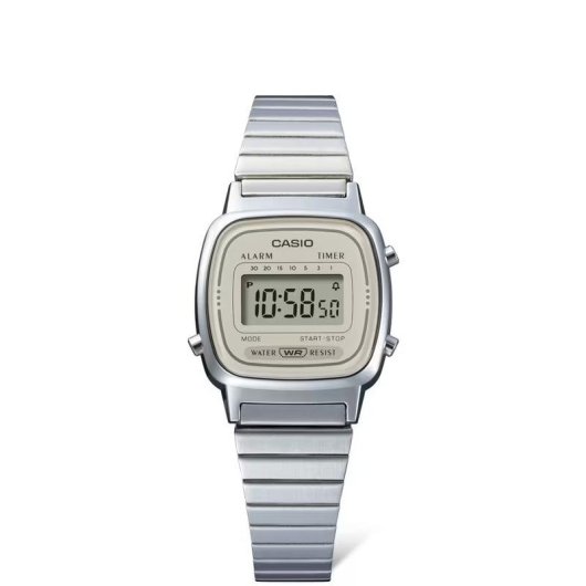 Relógio Casio LA670WEA Digital Vintage Aço Inoxidável
