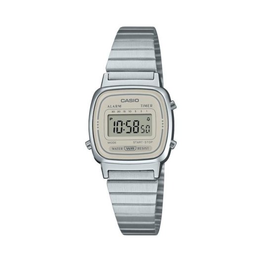 Relógio Casio LA670WEA Digital Vintage Aço Inoxidável
