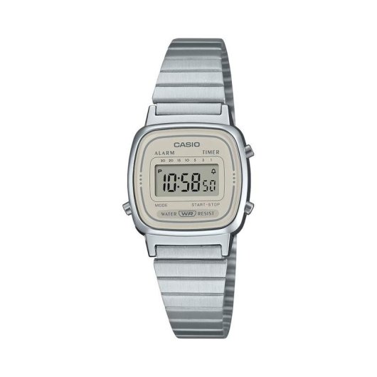 Relógio Casio LA670WEA Digital Vintage Aço Inoxidável