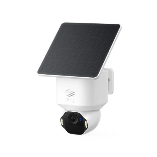 Cámara IP Eufy SoloCam E42 4K Visión Nocturna Interior y Exterior IA Alarma Solar