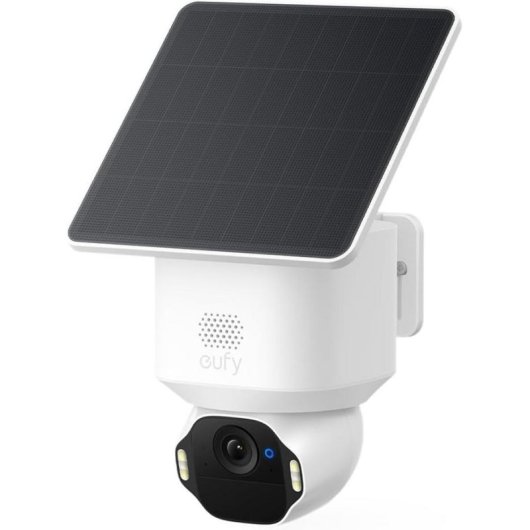 Cámara IP Eufy SoloCam E42 4K Visión Nocturna Interior y Exterior IA Alarma Solar