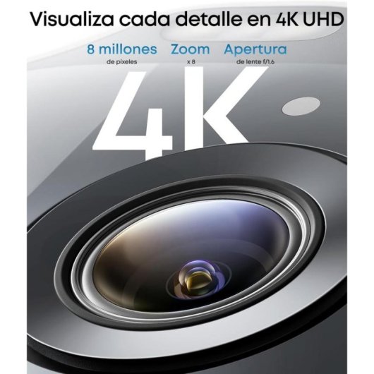 Cámara IP Eufy SoloCam E42 4K Visión Nocturna Interior y Exterior IA Alarma Solar