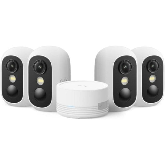 Cámara IP Eufy eufyCam C35 HD 1080p Visión Nocturna Interior y Exterior IA