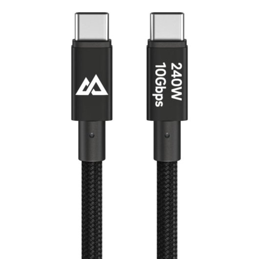 Cabo USB-C 240W 10 Gbit/s Black Rock 1,2 m