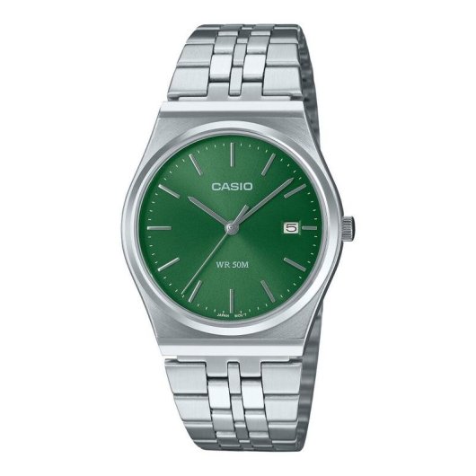 Relógio Casio MTP-B145D-3AVEF Aço Inoxidável Verde À Prova de Água