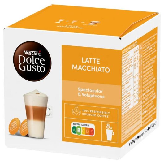 Cápsulas de café NESCAFÉ Dolce Gusto Latte Macchiato 16 cápsulas