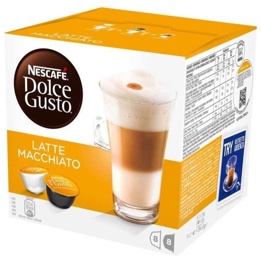 Cápsulas de café NESCAFÉ Dolce Gusto Latte Macchiato 16 cápsulas