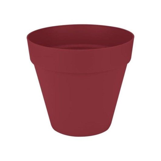 Elho Loft Urban Maceta Ronda Roja Ø 28,5 x 26 cm Plástico Reciclado