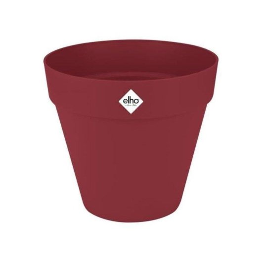Elho Loft Urban Maceta Ronda Roja Ø 28,5 x 26 cm Plástico Reciclado