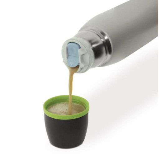 Thermos JATA 919 Acier Inoxydable Double Paroi 0,75 L Gris Vert
