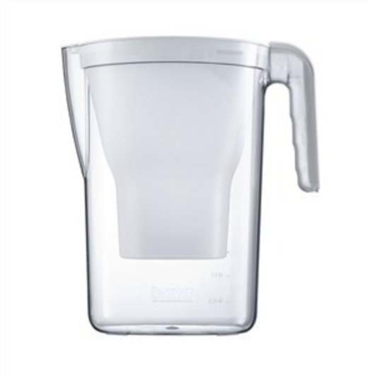 Jarra filtrante BWT Vida 2,6 L blanca con indicador de cambio y libre de BPA