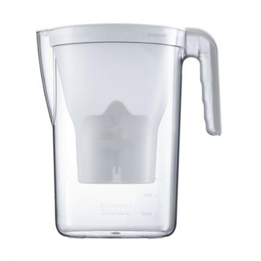 Jarra filtrante BWT Vida 2,6 L blanca con indicador de cambio y libre de BPA