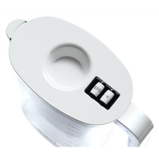 Jarra filtrante BWT Vida 2,6 L blanca con indicador de cambio y libre de BPA