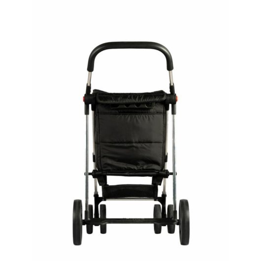 Carrinho de compras Rolser Basket 4B 50 kg 360° Preto