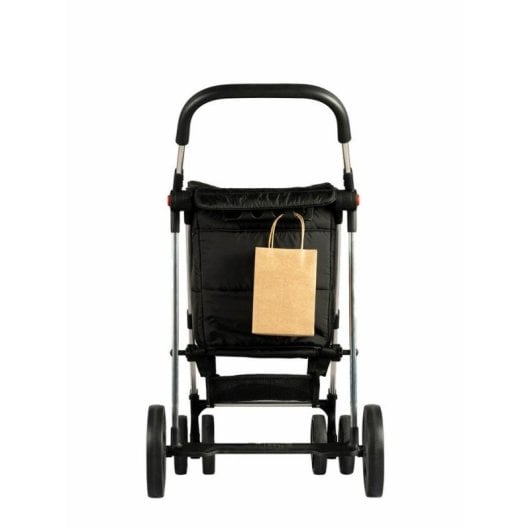 Carrinho de compras Rolser Basket 4B 50 kg 360° Preto