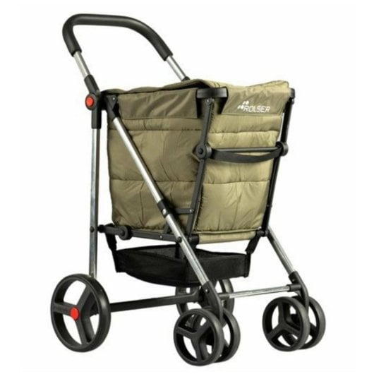 Carrinho de compras Rolser BAS001 Basket 4B 58L Khaki