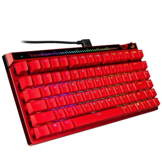 Clavier ASUS ROG Falchion Ace 75 HE Magnétique Rouge avec touches PBT