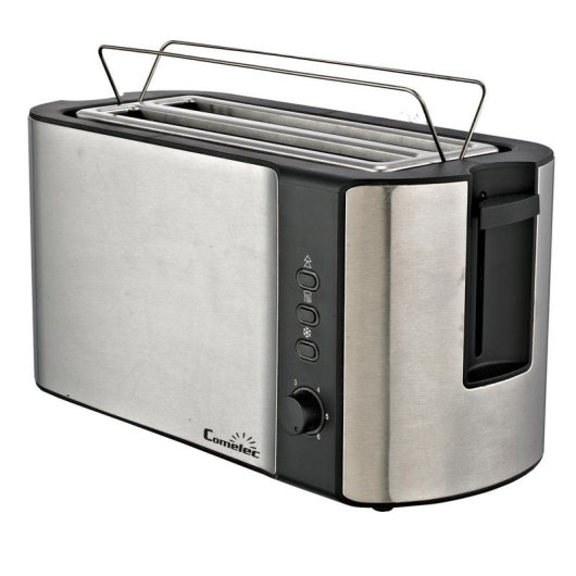 Tostapane Comelec TP 1727 2 Fette 1400W Acciaio Inox