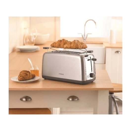 Torradeira Kenwood TTM470 4 fatias 1500W Aço inoxidável
