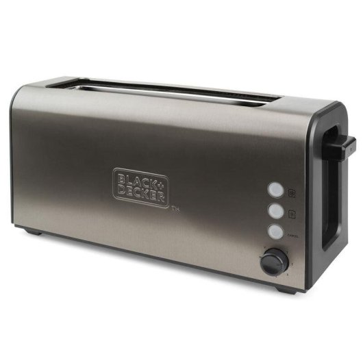 Tostapane Black & Decker BXTO1000E 1 fetta 900W metallo marrone