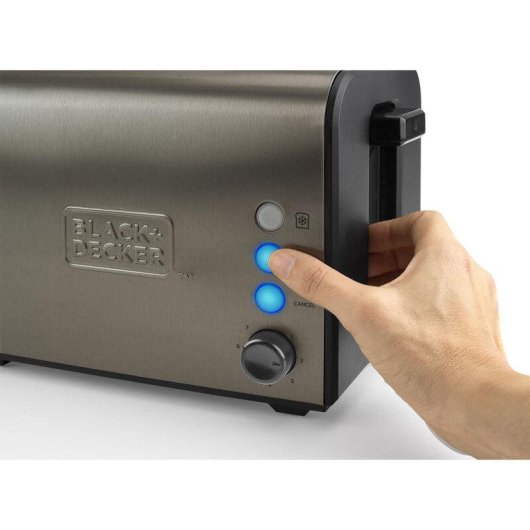 Tostapane Black & Decker BXTO1000E 1 fetta 900W metallo marrone