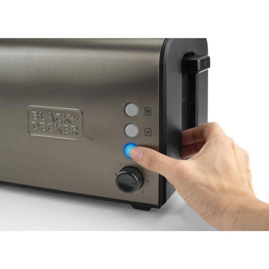 Tostapane Black & Decker BXTO1000E 1 fetta 900W metallo marrone