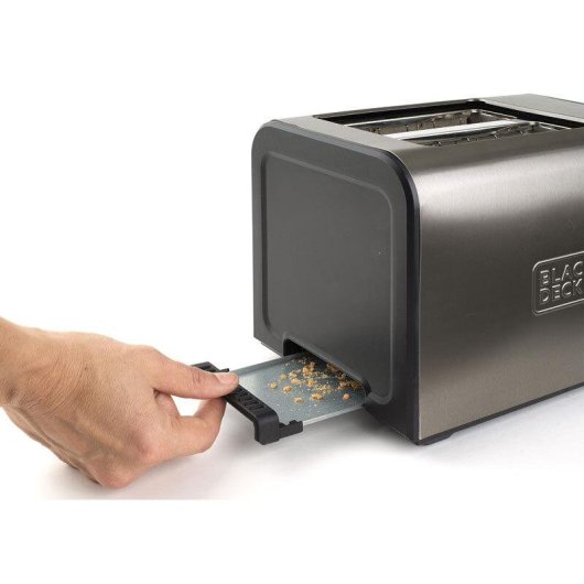 Tostapane Black & Decker BXTO1000E 1 fetta 900W metallo marrone